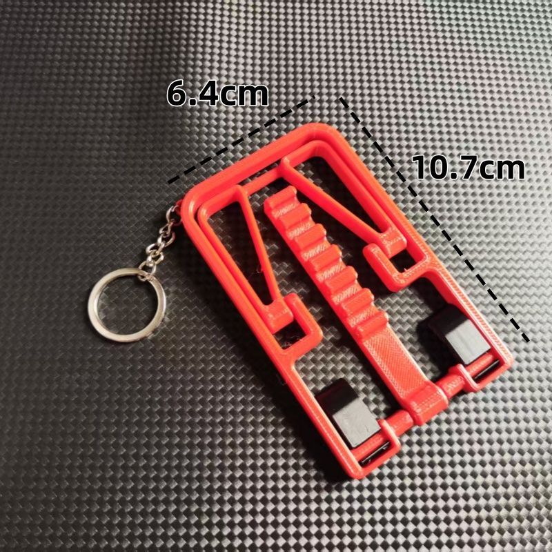 Portable Folding Phone Stand, Colorful 3D-Printed Lightweight Card-Style Holder