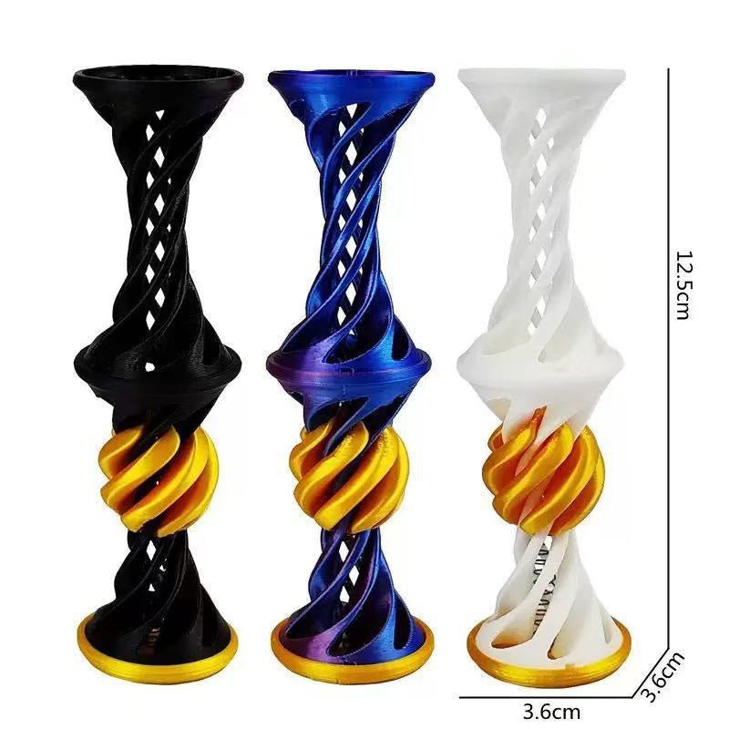 3D printed coil spring jumping ball