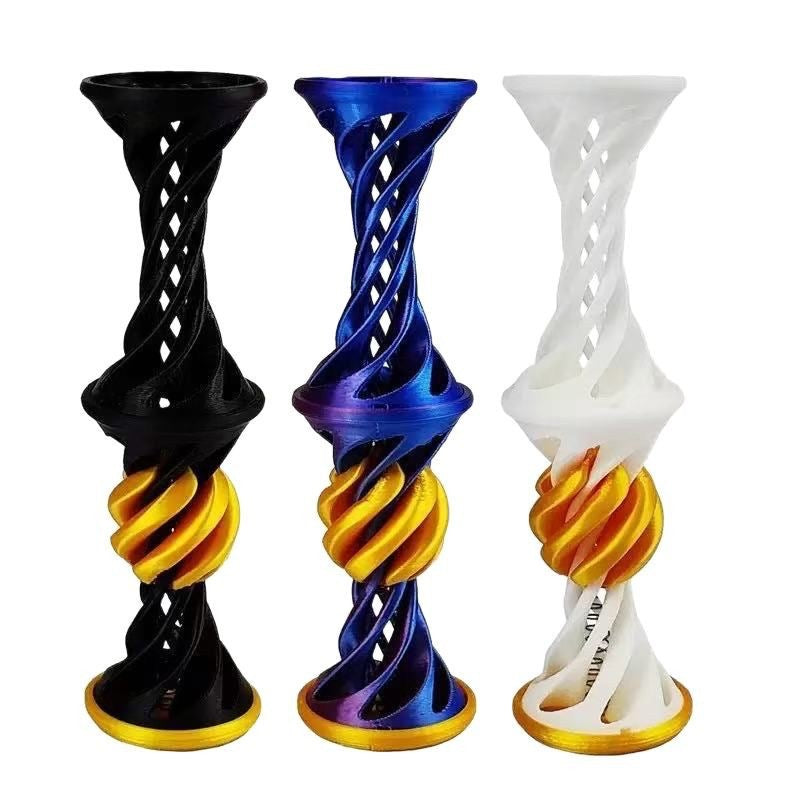 3D printed coil spring jumping ball