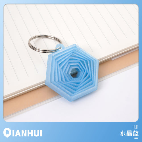 3D Printed Keychain Hexagon Fidget Hexagon Decompression Toy