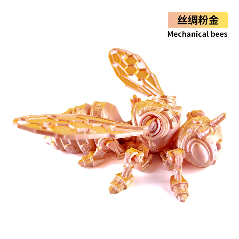 3D printed Cyberbee simulation toy with movable joints