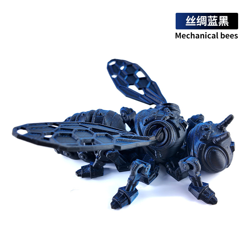 3D printed Cyberbee simulation toy with movable joints
