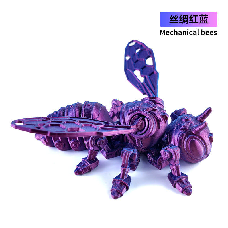 3D printed Cyberbee simulation toy with movable joints