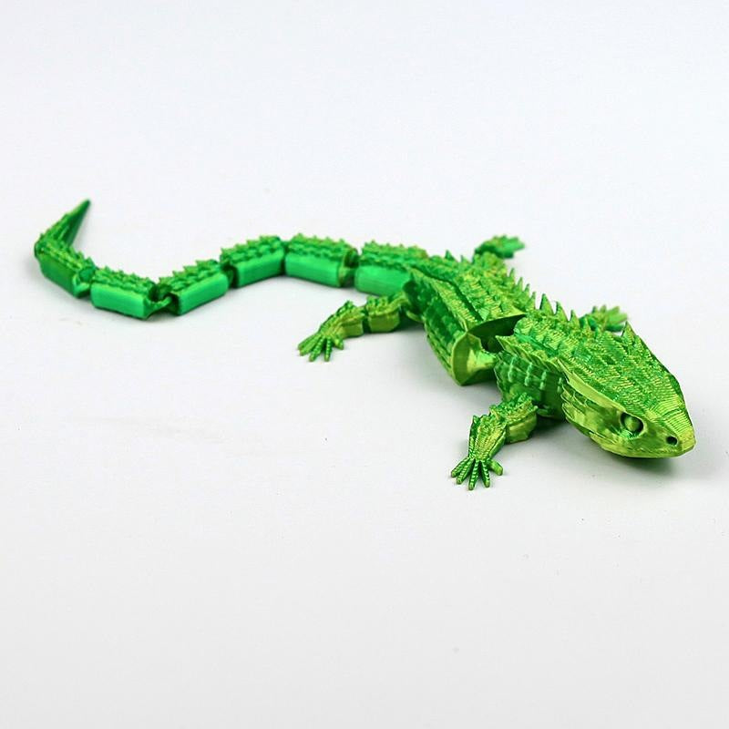 3D printing lizard whole body joints movable ornament tide play toy
