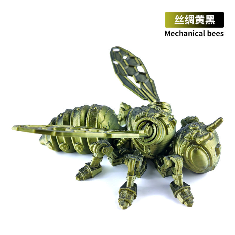3D printed Cyberbee simulation toy with movable joints