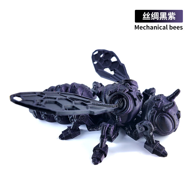 3D printed Cyberbee simulation toy with movable joints