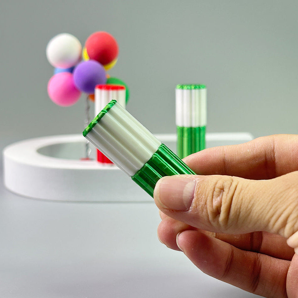 3D printing explosion decompression small toy two-color knob