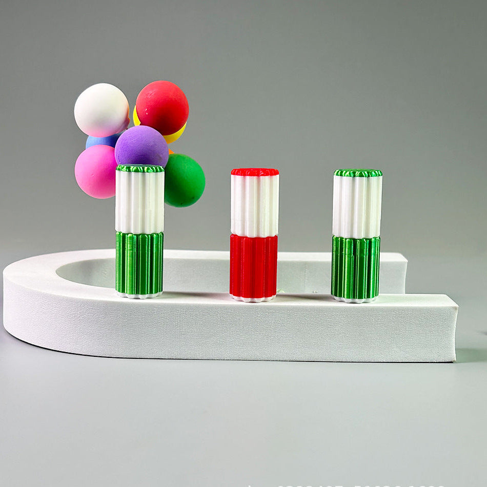 3D printing explosion decompression small toy two-color knob