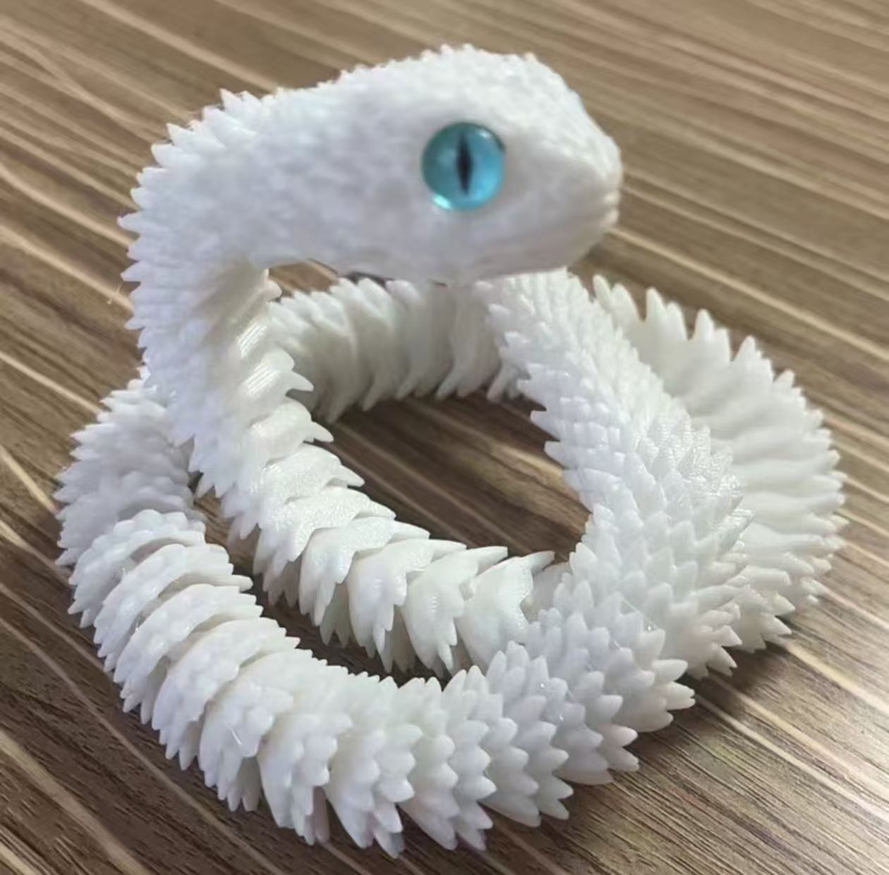 3D printed Viper toy simulation python joints can be moved