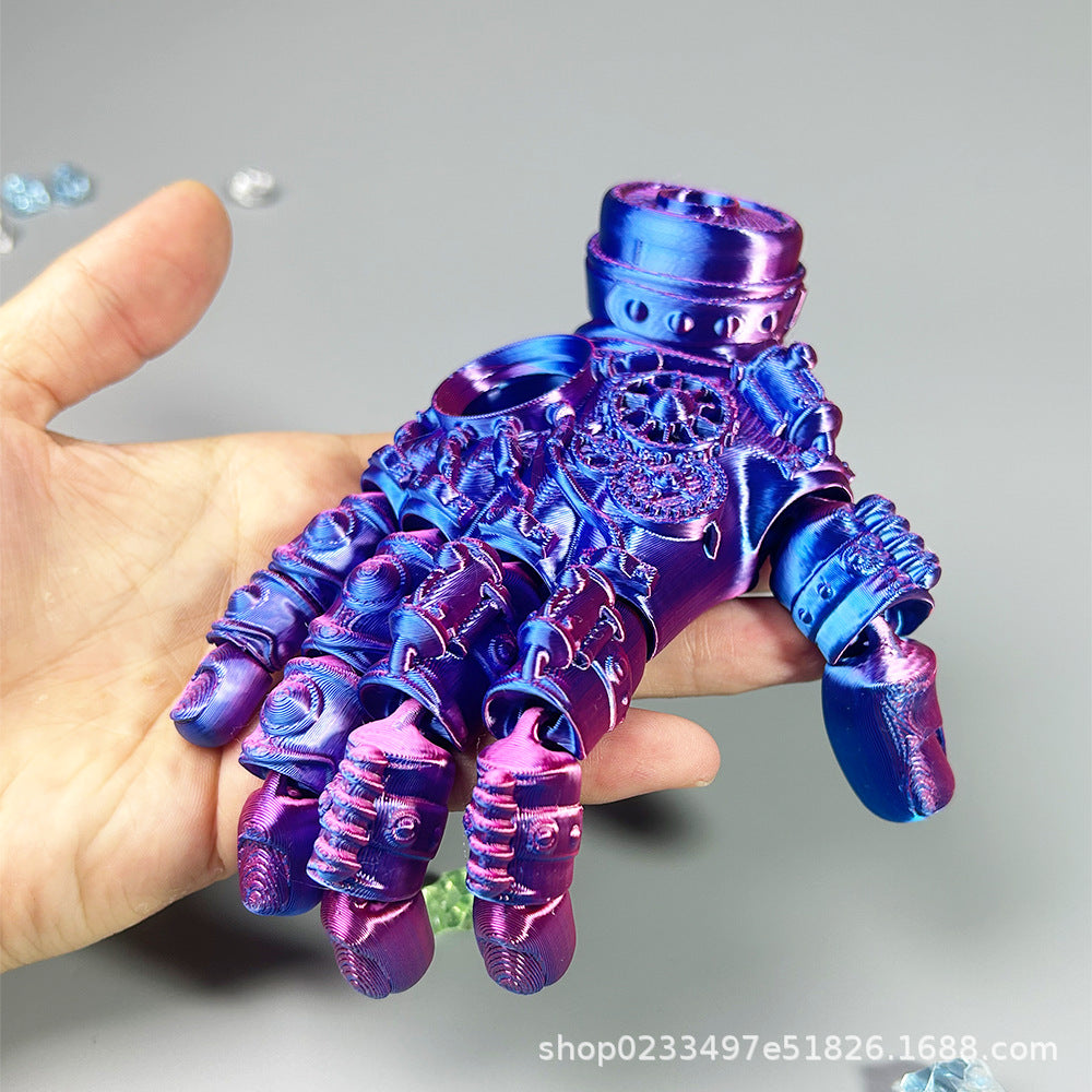 3D printing multi-joint movable mechanical palm ornament