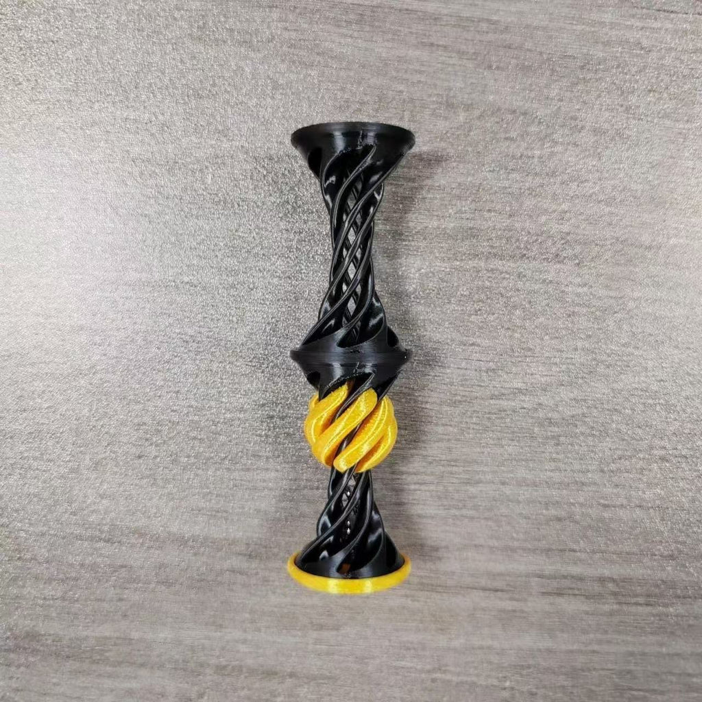 3D printed coil spring jumping ball