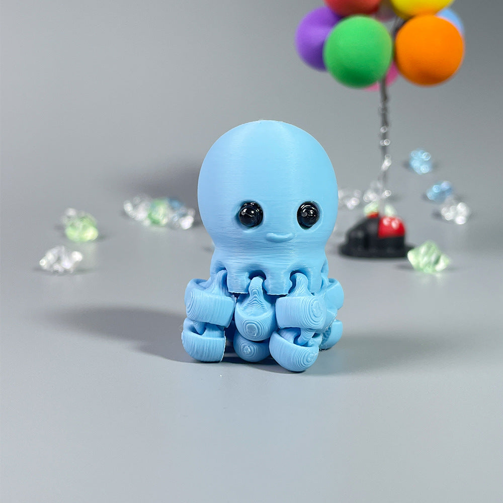 3D printing color mini animal model with flexible joints