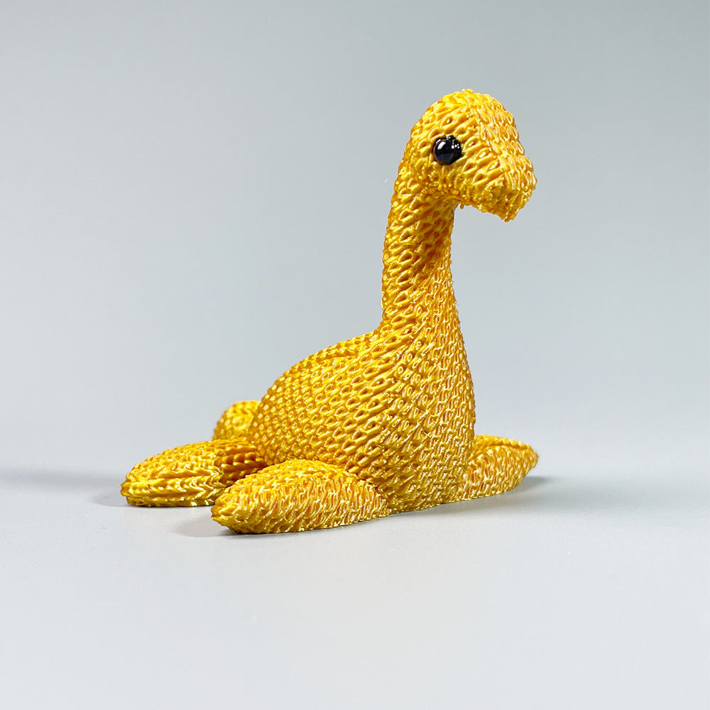 3D printing simulation prehistoric behemoth small dinosaur series