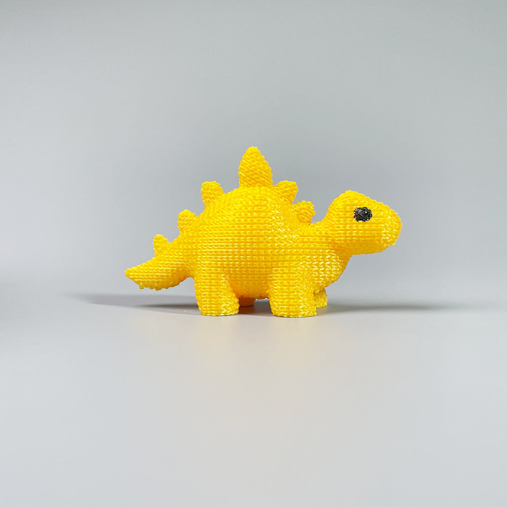 3D printing simulation prehistoric behemoth small dinosaur series