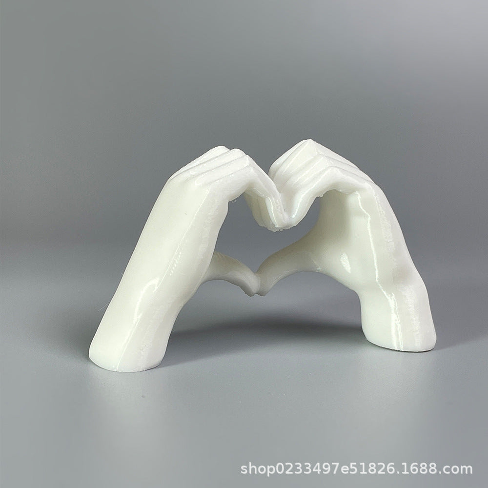 3D printing plastic love ornament ornament