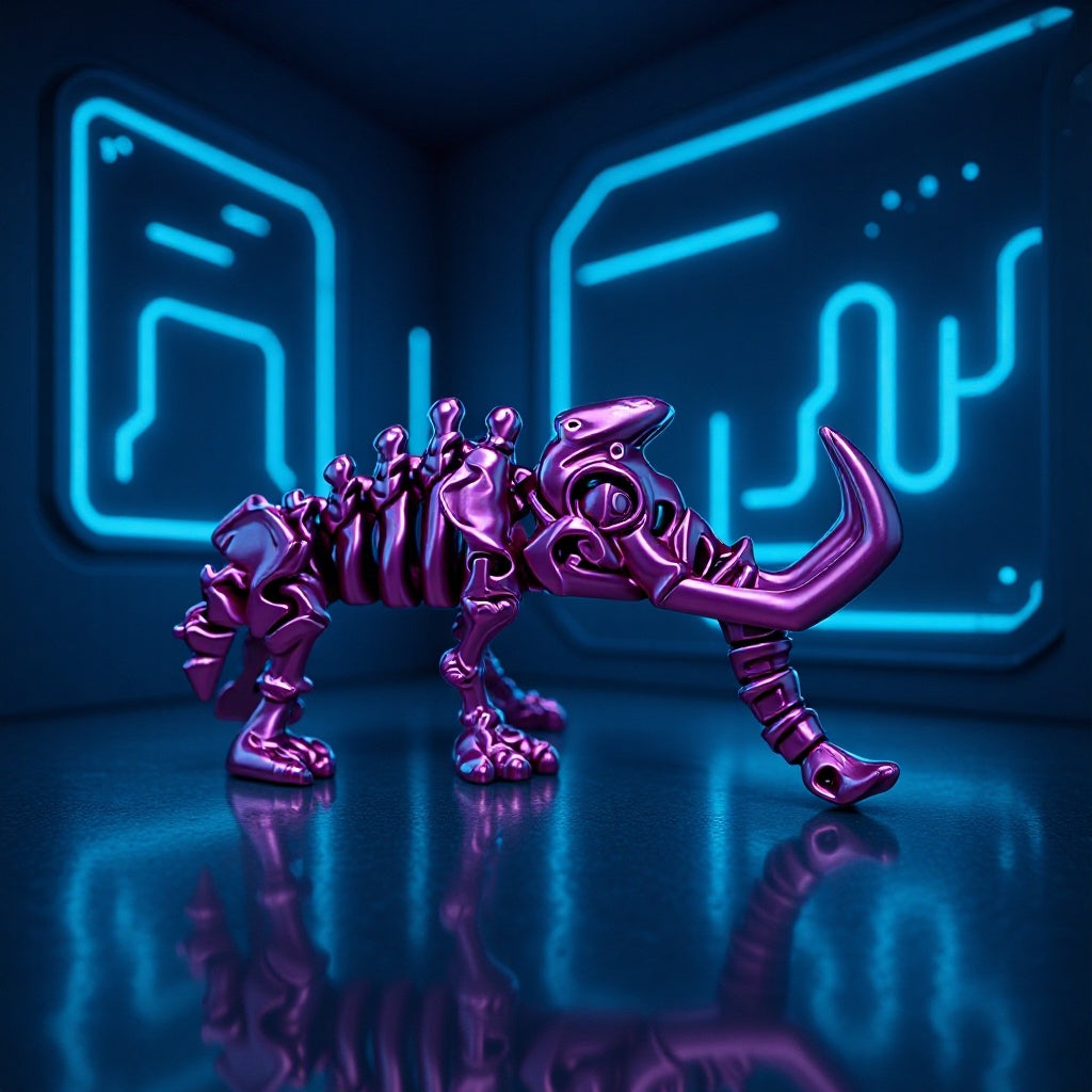 Mammoth toy figure 3D printing