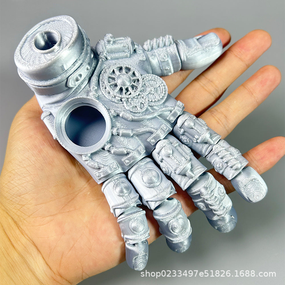 3D printing multi-joint movable mechanical palm ornament
