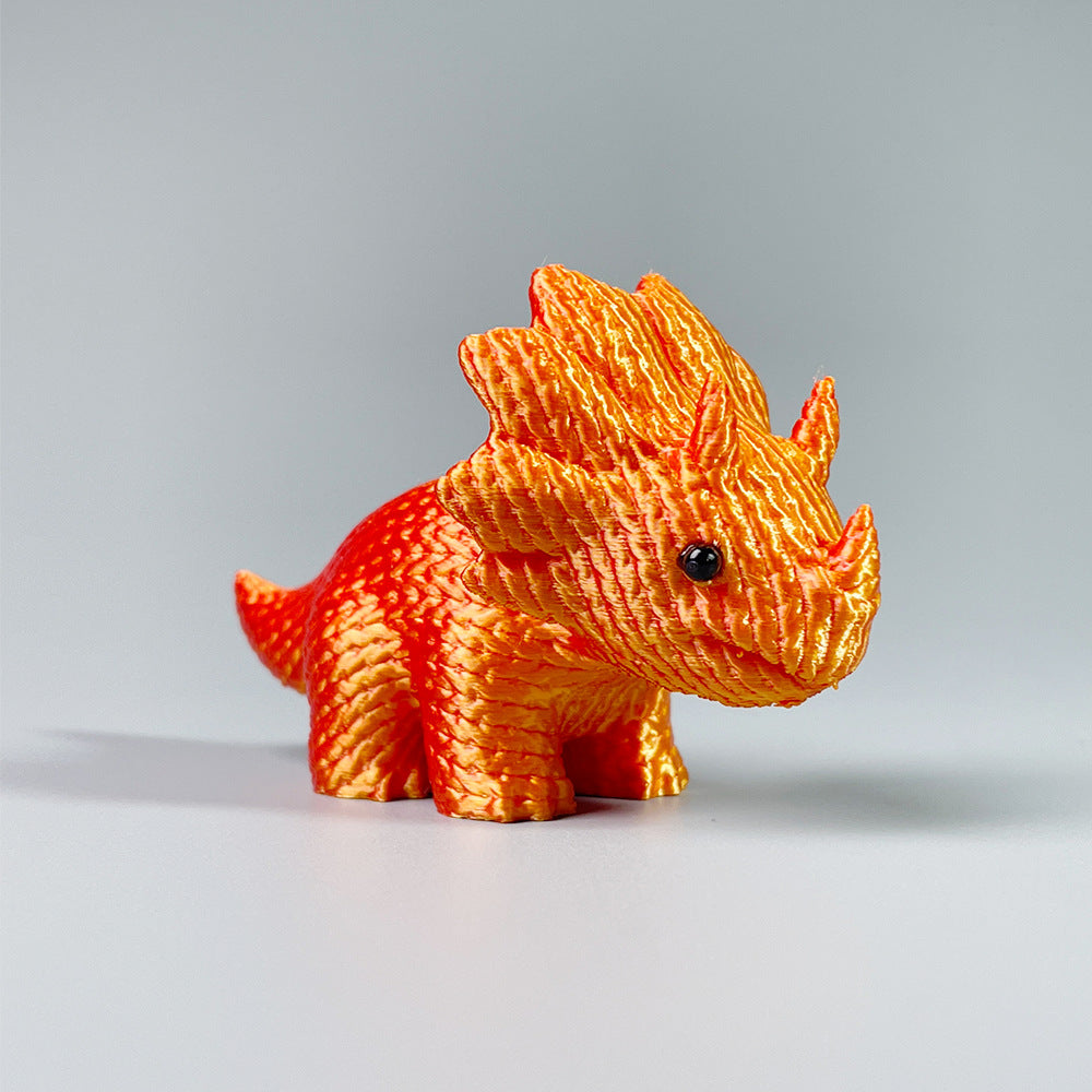 3D printing simulation prehistoric behemoth small dinosaur series