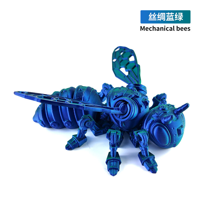 3D printed Cyberbee simulation toy with movable joints