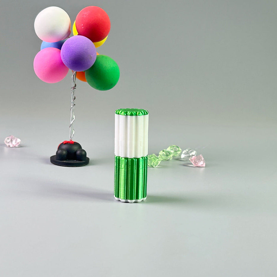 3D printing explosion decompression small toy two-color knob