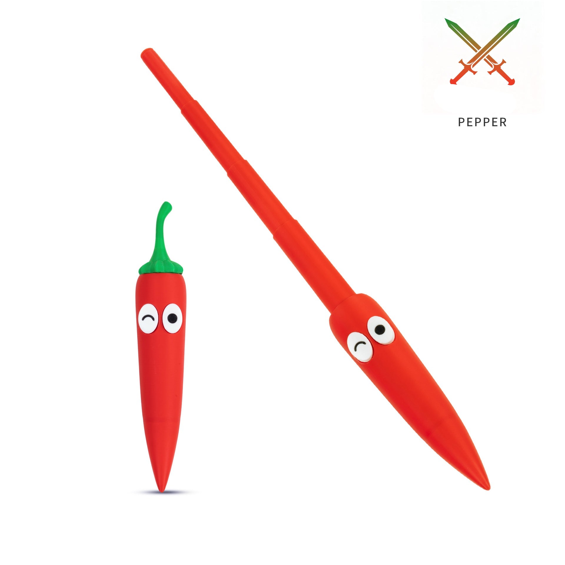 Popular 3D printing vegetable and fruit series telescopic sword portable decompression creative children's fun toy ornament gift