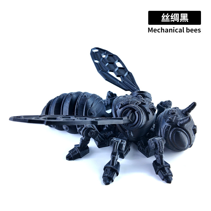 3D printed Cyberbee simulation toy with movable joints