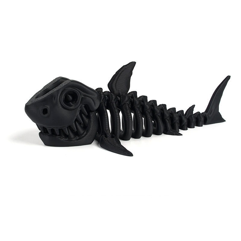 3D printing shark joint movable and retractable toy multi-color creative ornament luminous