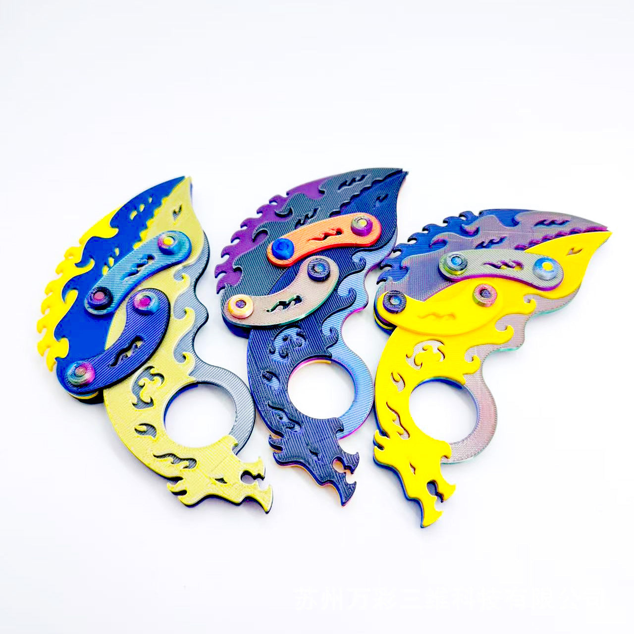 3D Printed Dragon Claw Blade Colorful Series Ornaments & Figures