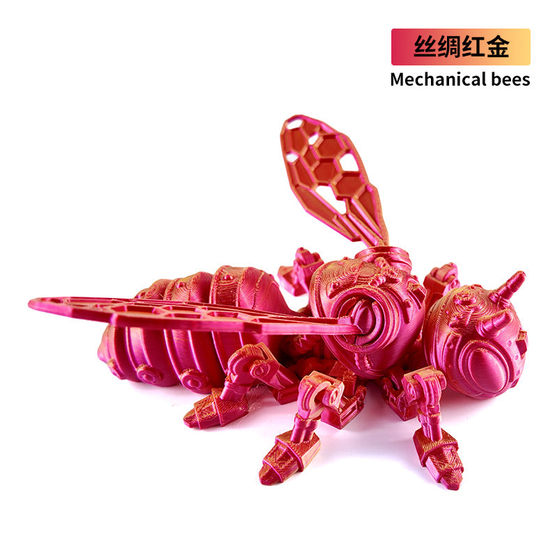 3D printed Cyberbee simulation toy with movable joints