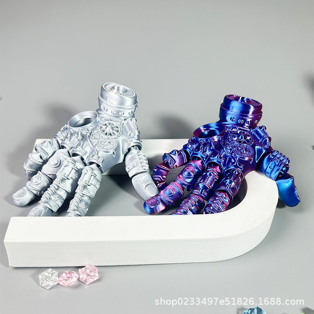 3D printing multi-joint movable mechanical palm ornament