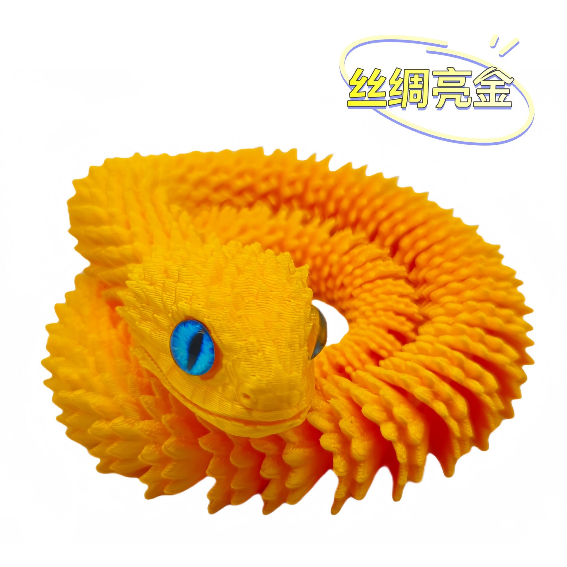 3D printed Viper toy simulation python joints can be moved