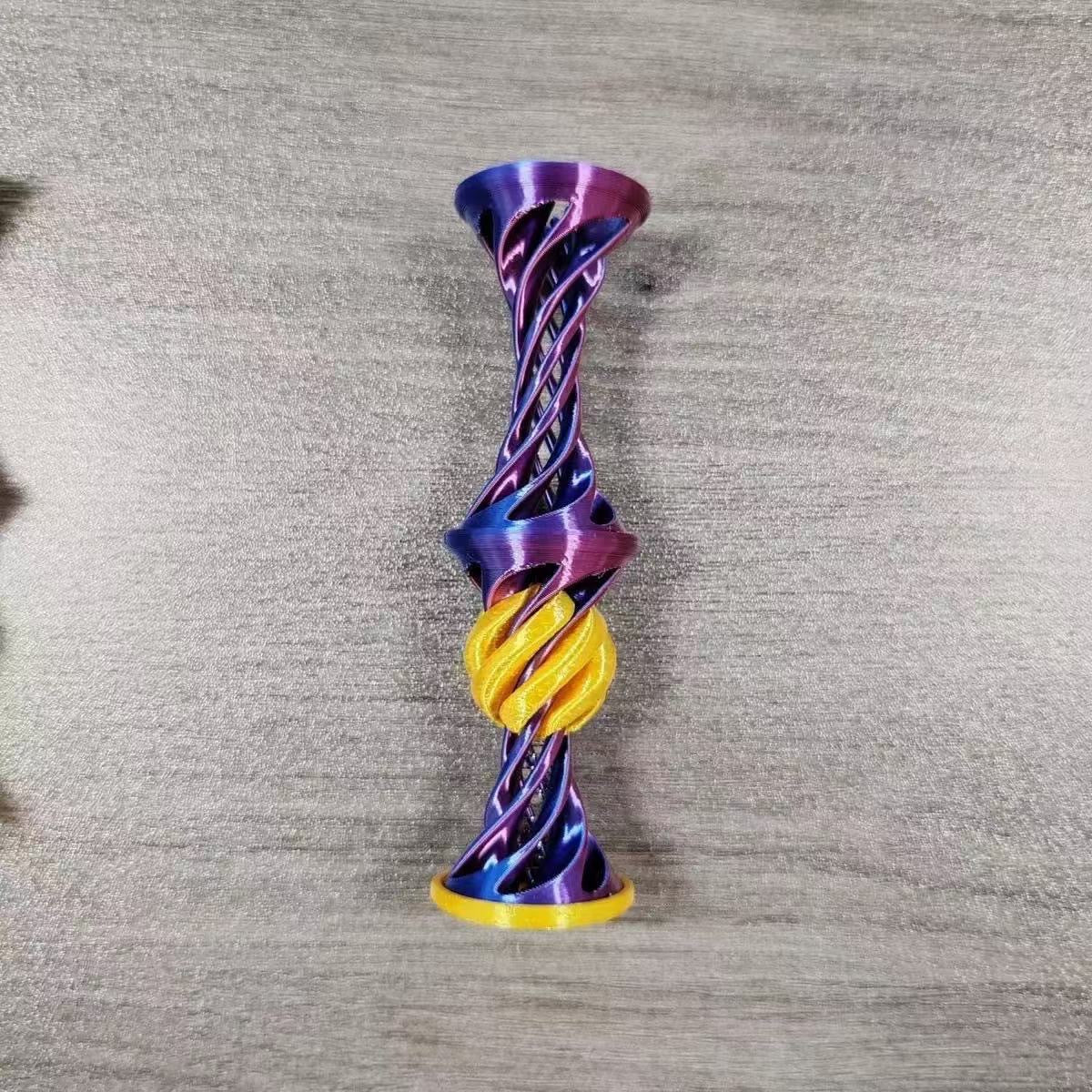 3D printed coil spring jumping ball