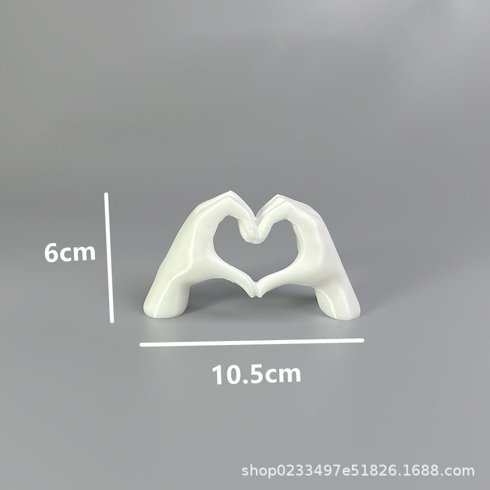 3D printing plastic love ornament ornament