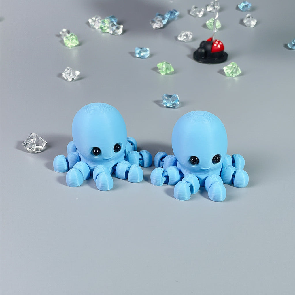 3D printing color mini animal model with flexible joints